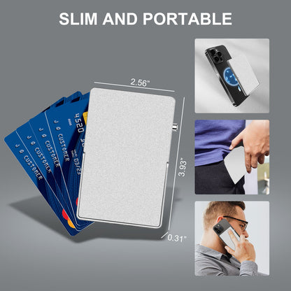 CARTERA MINIMALISTA CON PROTECCION ANTI ROBOS
