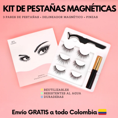 KIT DE PESTAÑAS MAGNETICAS